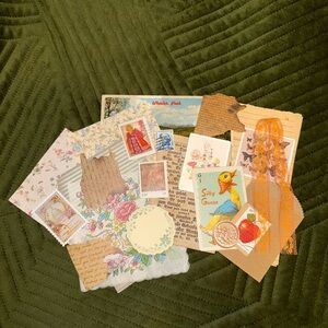 Vintage-Inspired Scrapbook Ephemera Set